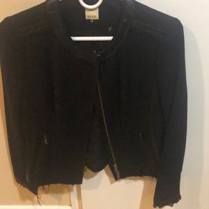 Black zippered jacket